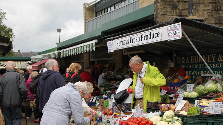 Ausflug in das kleine Städtchen Clitheroe, etwa 50 Kilometer von Kirkham entfernt; Foto: Ulrike Müller