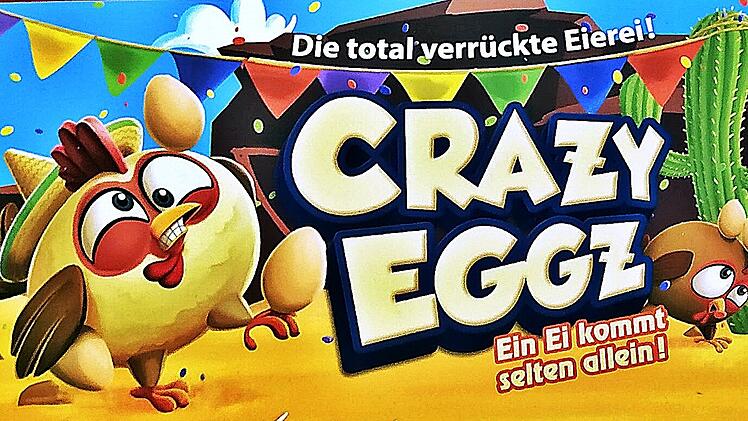 Crazy Eggz im Test: Lustiges Geschicklichkeitsspiel im Eierkarton