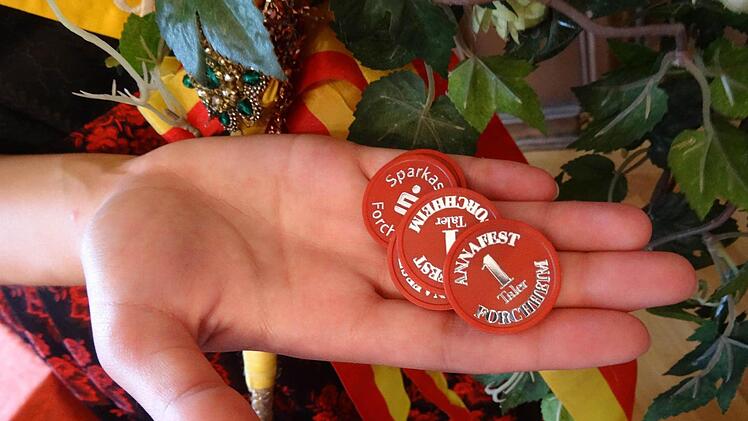 So sehen die Annafest-Taler aus Foto: Stadt Forchheim