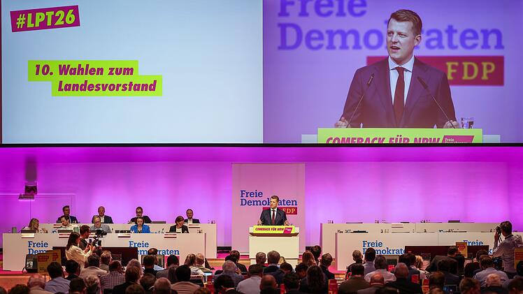 Landesparteitag FDP NRW mit Wahlen zum Landesvorstand