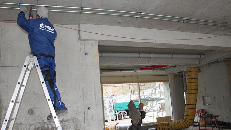 So sah es während der Bauphase aus.