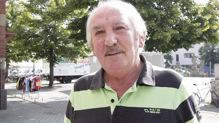 "Die Wahl wird noch eng!", prognostiziert Georg Wiemann aus Forchheim.