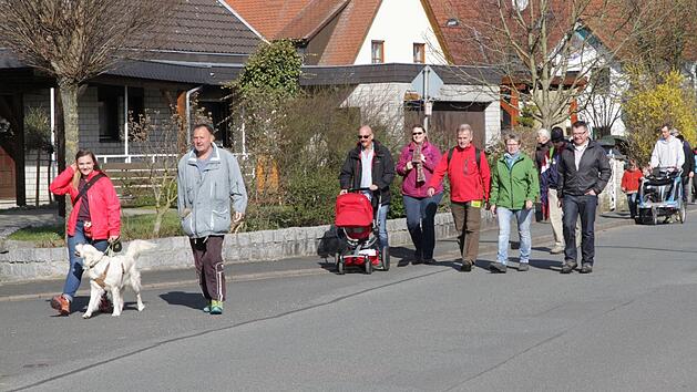 Wandere auf der Strecke bei Eggolsheim Foto: Mathias Erlwein