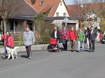Wandere auf der Strecke bei Eggolsheim Foto: Mathias Erlwein