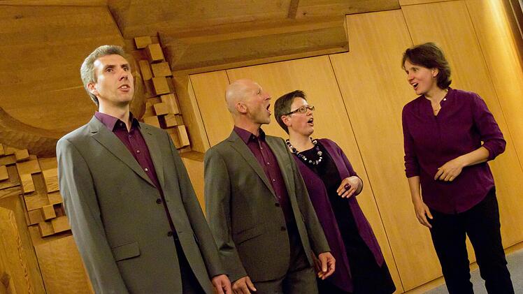 Das Vokalquartett "wirt4" gastierte in Neustadt. Foto: Jochen Berger