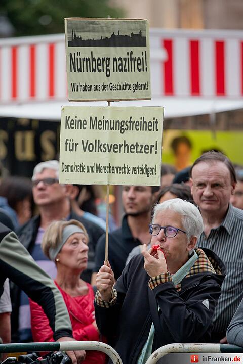 Demo gegen Neonazis in Nürnberg