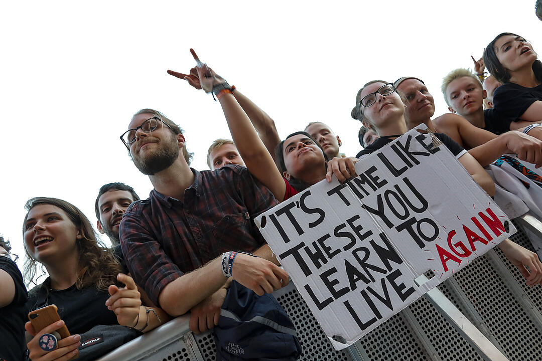 Die Foo Fighters bei Rock im Park 2018.