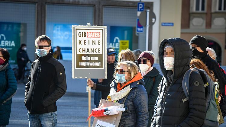Corona-Demo in Bamberg