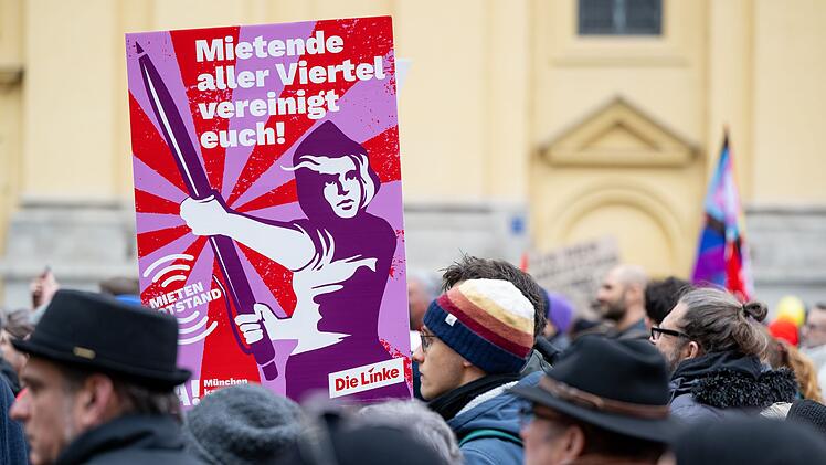 Mietendemo in M&uuml;nchen