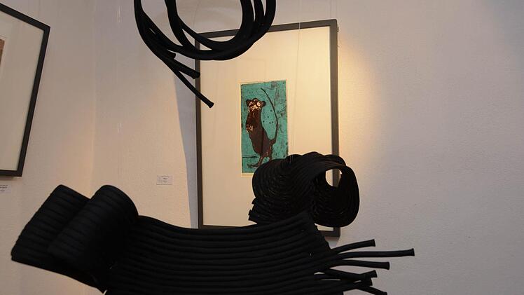 Kunstausstellung zum Thema "Opulent" des Kulmbacher Kunstvereins. Foto: Dagmar Besand