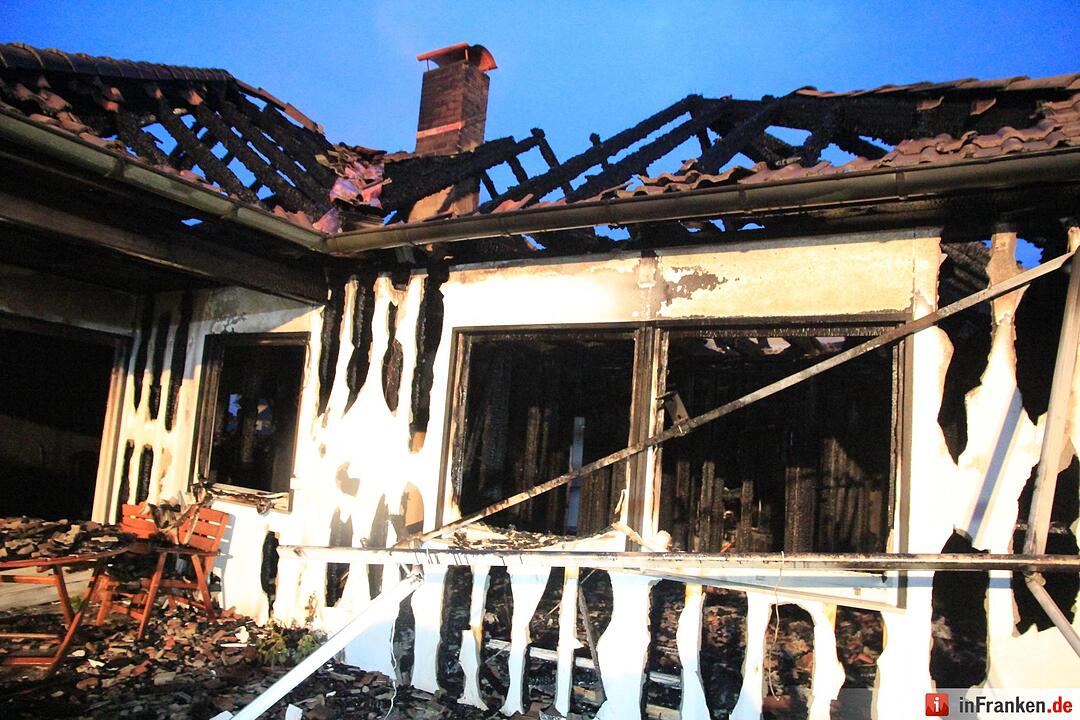 Wohnhaus wird in Redwitz Raub der Flammen