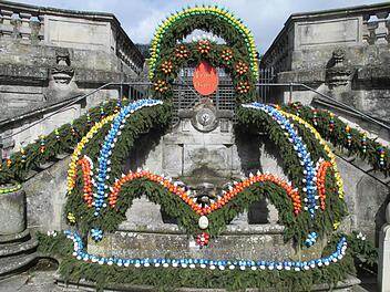 Osterbrunnen in Ebrach Foto: Karl-Heinz Holzberger