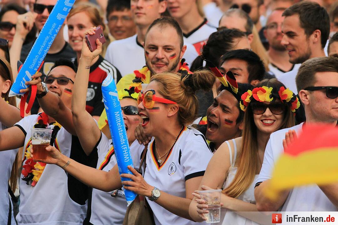 EM-Achtelfinale: Public Viewing in Bamberg