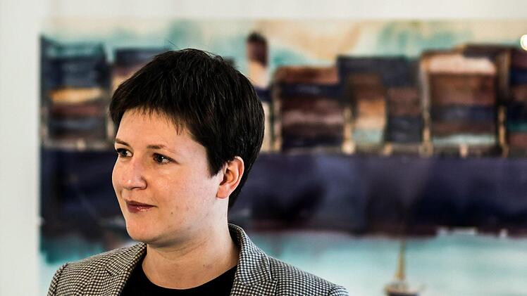 "Schöne neue Welt": Impressionen aus der Studioausstellung mit Aquarellen von Marina Abramova im Coburger KunstvereinFoto: Jochen Berger