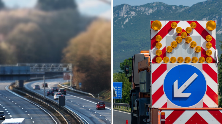 Wegen Bauarbeiten: Sperrung einer Anschlussstelle auf der A9