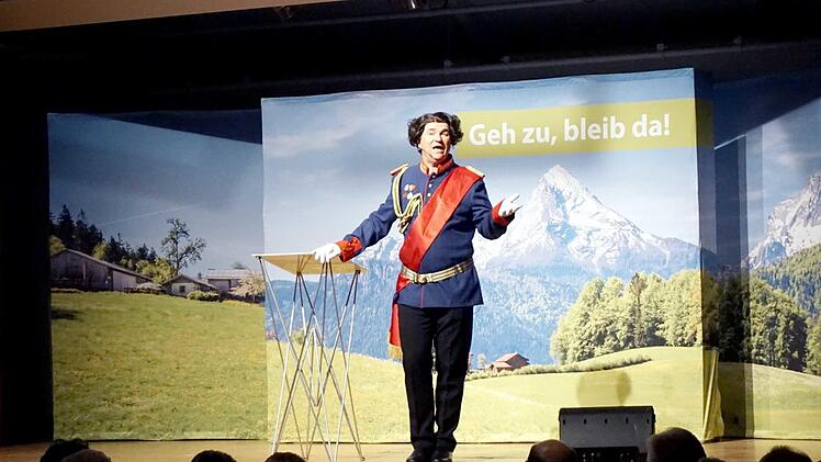 Wolfgang Krebs als König Ludwig II.    Foto: Richard Sänger
