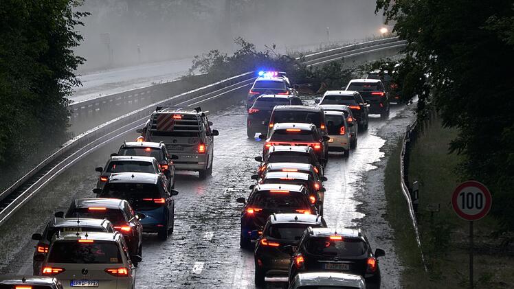 Unwetter in Bayern