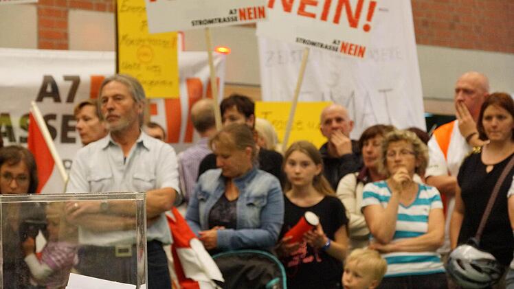 Demonstration der Bürgerinitiative