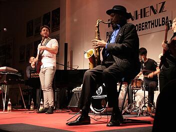 Will Jacobs und Band auf der Piano Bühne Kleinhenz in Oberthulba. Anja Vorndran