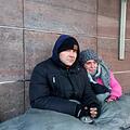 Obdachlos in Nürnberg: Jacky und Andy müssen auch bei eisigen Temperaturen auf der Straße schlafen. Foto: Fabio Cavallini