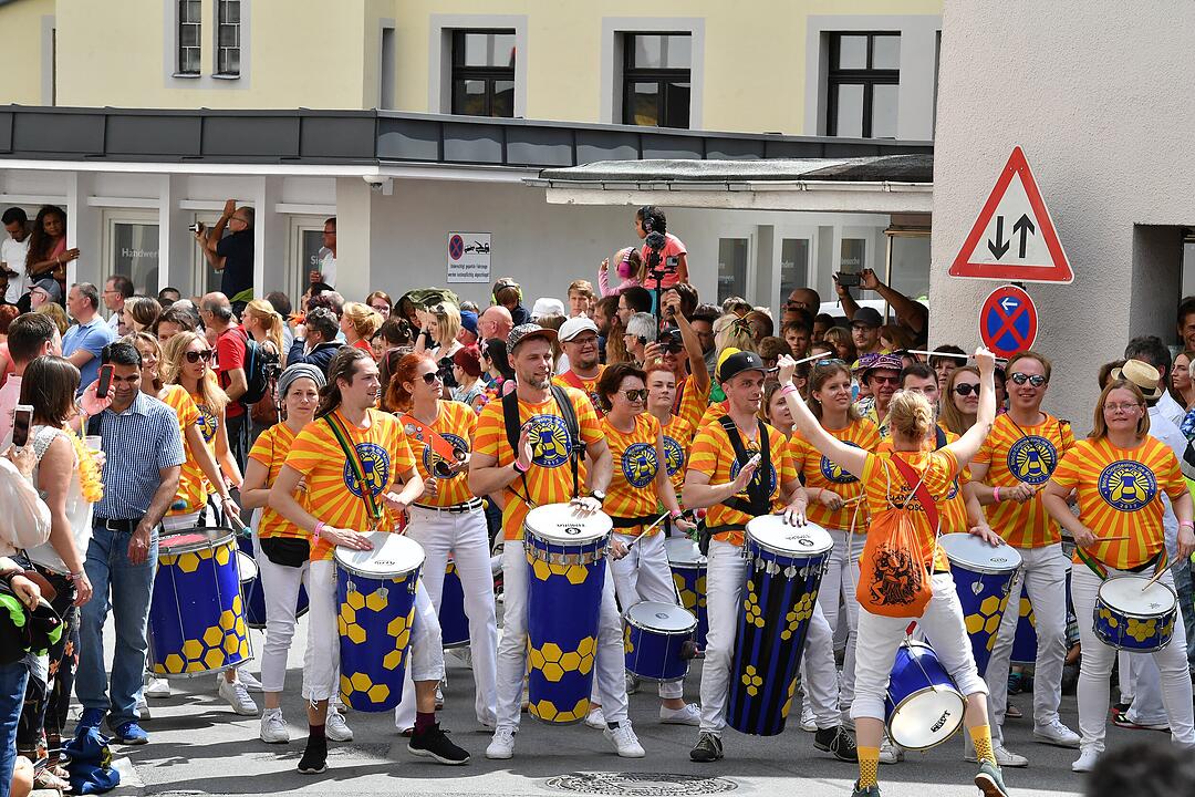 Umzug beim Samba-Festival in Coburg