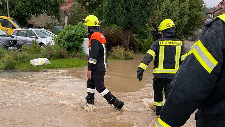 Hochwasser in Wiesentheid
