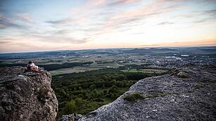Sonnenuntergang auf dem Staffelberg