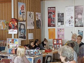 Gro&szlig; war der Besucheransturm beim Buchmessefest in der Ramsthaler B&uuml;cherei.  Foto: Charlotte Wahler