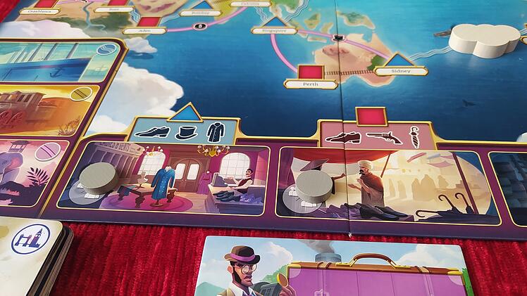 80 Days im Test - Weltreise mit Koffer, Regenschirm und Hut als Brettspiel
