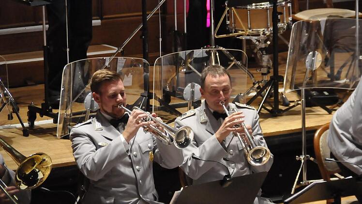 Florian Bauer und Armin Engelbreit waren früher Trompeter beim JMK Bad Kissingen.Peter Klopf