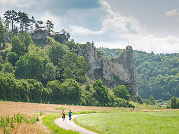 Altmühltalradweg bei Dollnstein