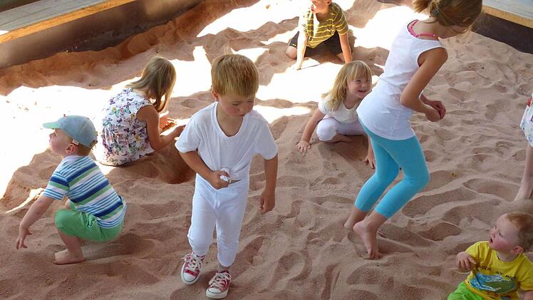Schatzsuche im Sandkasten