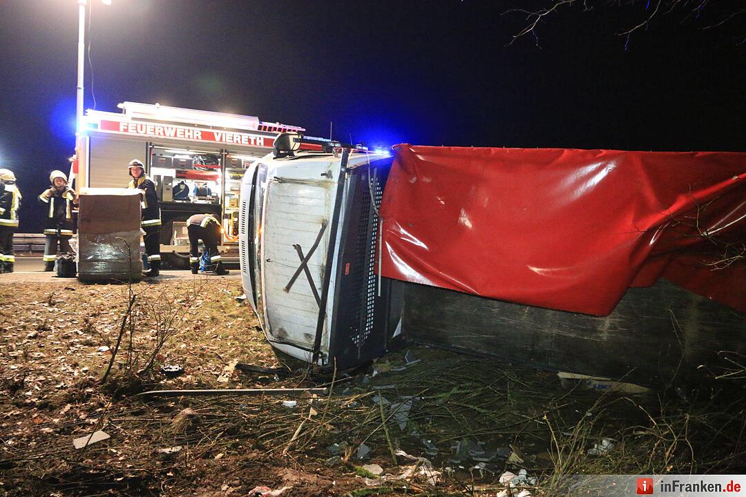 A70: Hoher Schaden nach Unfall bei Oberhaid