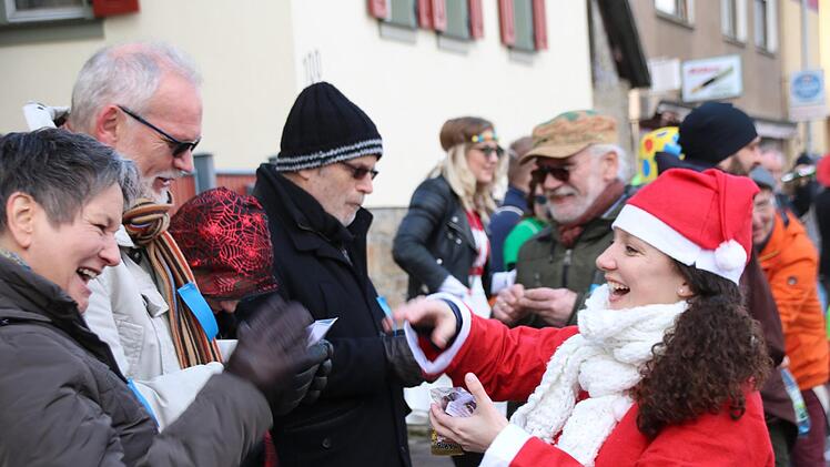 Faschingszug in Poppenlauer.Heike Beudert