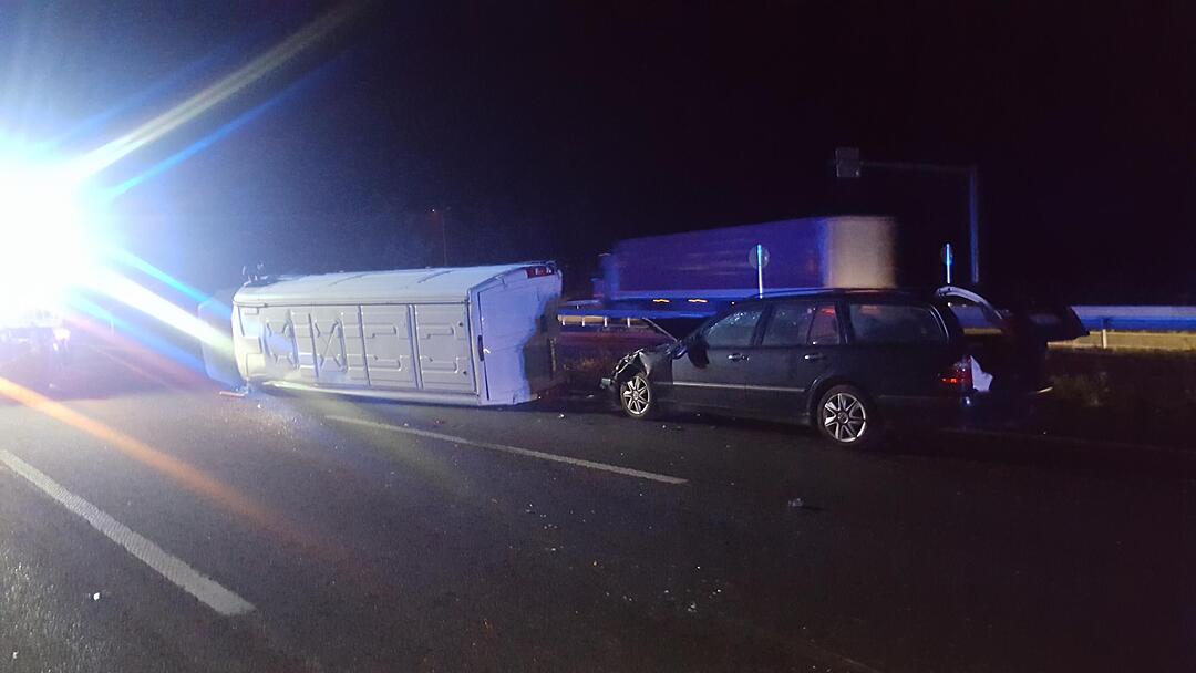Schwerer Unfall auf der A9