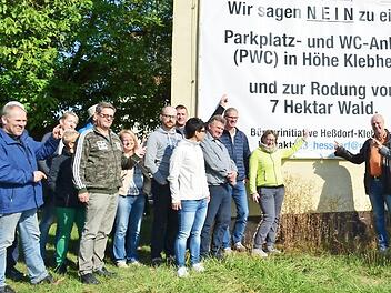 Auch 2016 gab es eine Protestaktion. Foto: Archiv, Larissa Händel