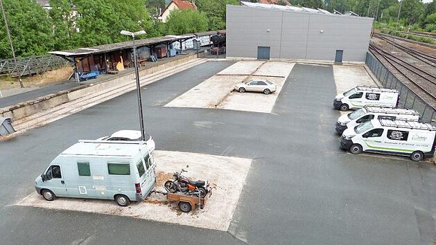 Auf dem Parkplatz des Deutschen Dampflokomotiv-Museums soll eine E-Lades&auml;ule f&uuml;r Kraftfahrzeuge entstehen. Foto: Werner Rei&szlig;aus