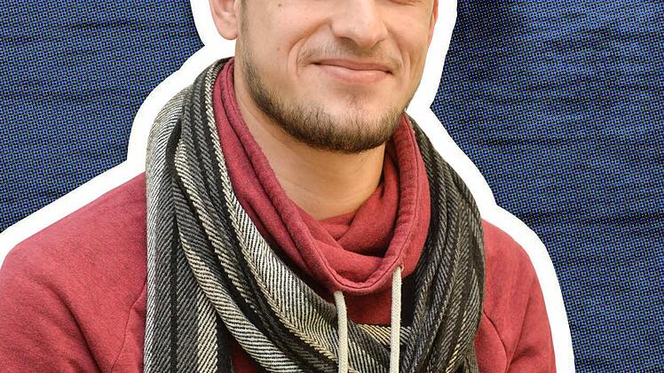 Yusef Alhi MosaFoto: Ronald Rinklef und dpa / Montage: Micho Haller