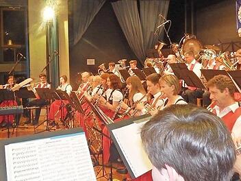 Die "Schorgasttaler Blasmusik" in ihrem Element  Foto: Archiv