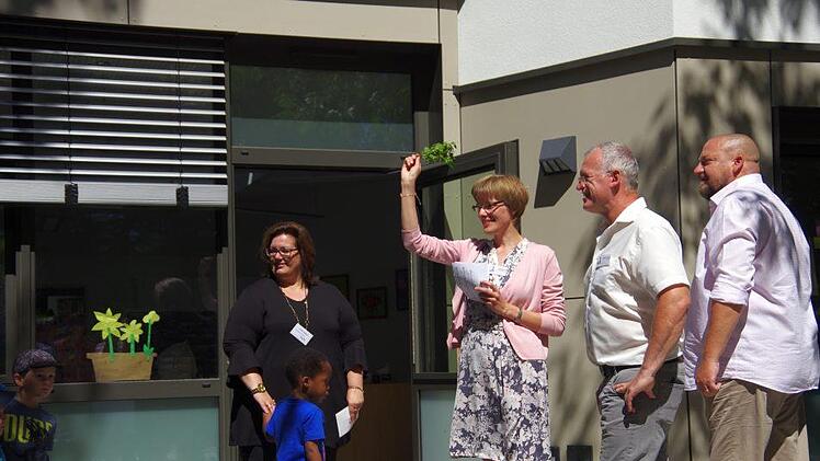 Offizielle Einweihung des Garitzer Kindergartens St. Elisabeth. Klaus Werner