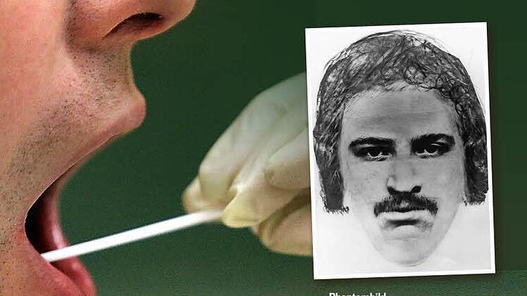 Kann die Polizei mit einem Massengentest den Kulmbacher Tankstellenmord vor 30 Jahren aufklären? Herbert Dippolds Mörder - hier ein Phantombild der Polizei von 1984 - ist bis heute nicht gefasst.  Montage: InFranken-Grafik