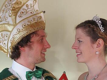 Das Euerdorfer Prinzenpaar Christian II. und Jasmin I. Foto: Doris Bauer