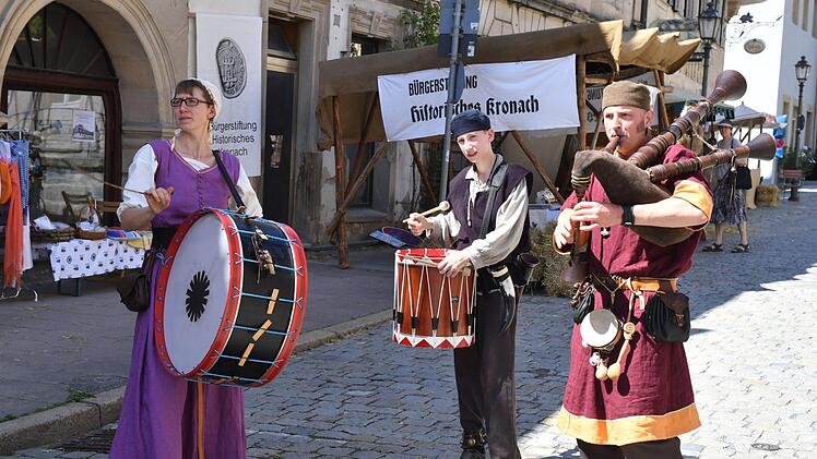 Impressionen vom Historischen Stadtspektakel: Ein Streifzug durch die obere Stadt. Foto: Ronald Rinklef