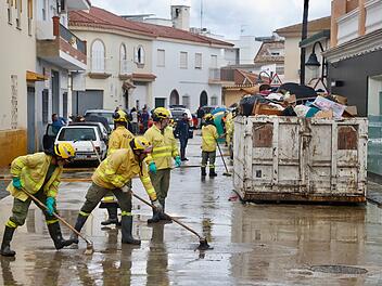 Unwetter in Andalusien