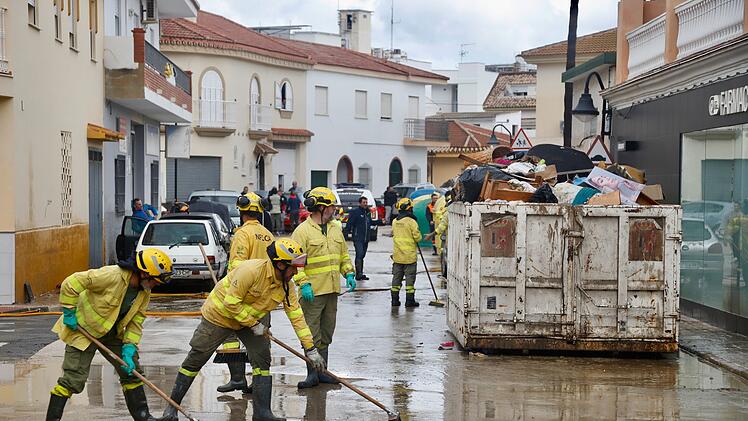 Unwetter in Andalusien