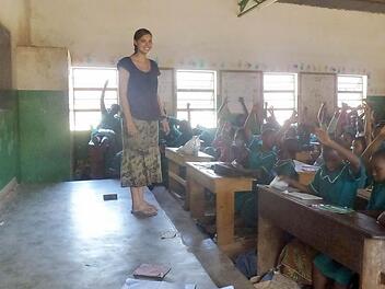 Katrin Lutz unterrichtet Englisch. In Malawi arbeitet die Ebenhäuserin derzeit als Missionarin auf Zeit.  Foto: privat