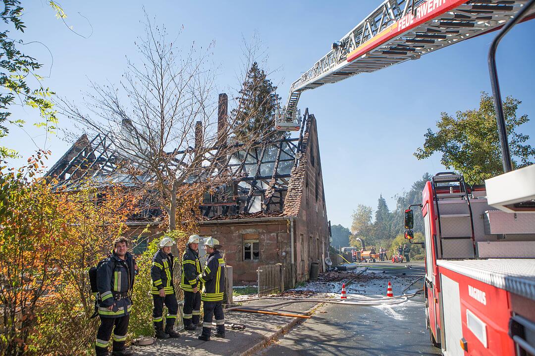 Geplantes Museum stand in Flammen