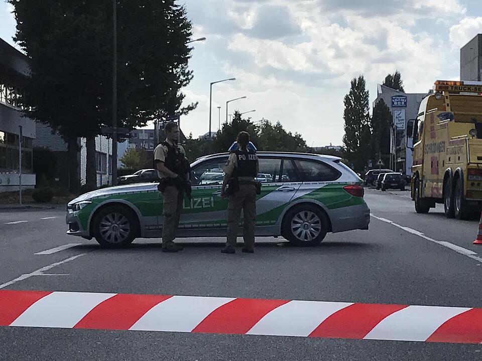 Großeinsatz Polizei in Nürnberg Langwasser