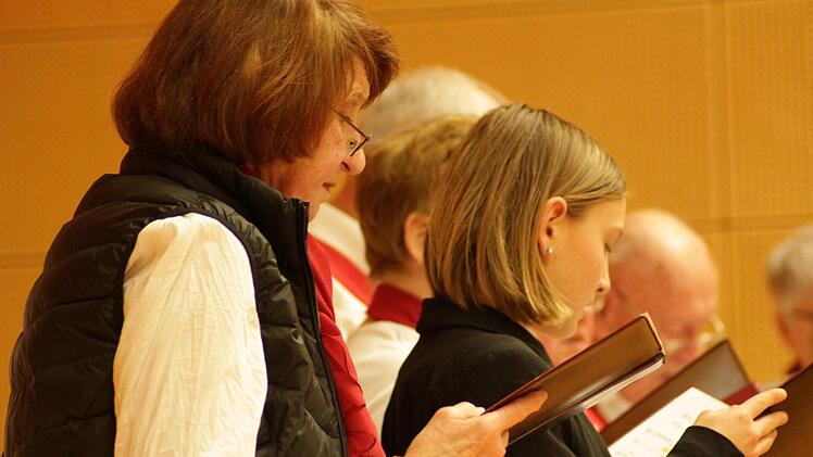 Die Chorgemeinschaft Schornweisach sorgte f&uuml;r die musikalische Umrahmung des Neujahrsempfangs.