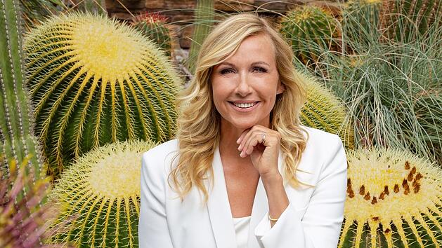 Andrea "Kiwi" Kiewel präsentiert den "ZDF-Fernsehgarten" inzwischen seit 25 Jahren.
